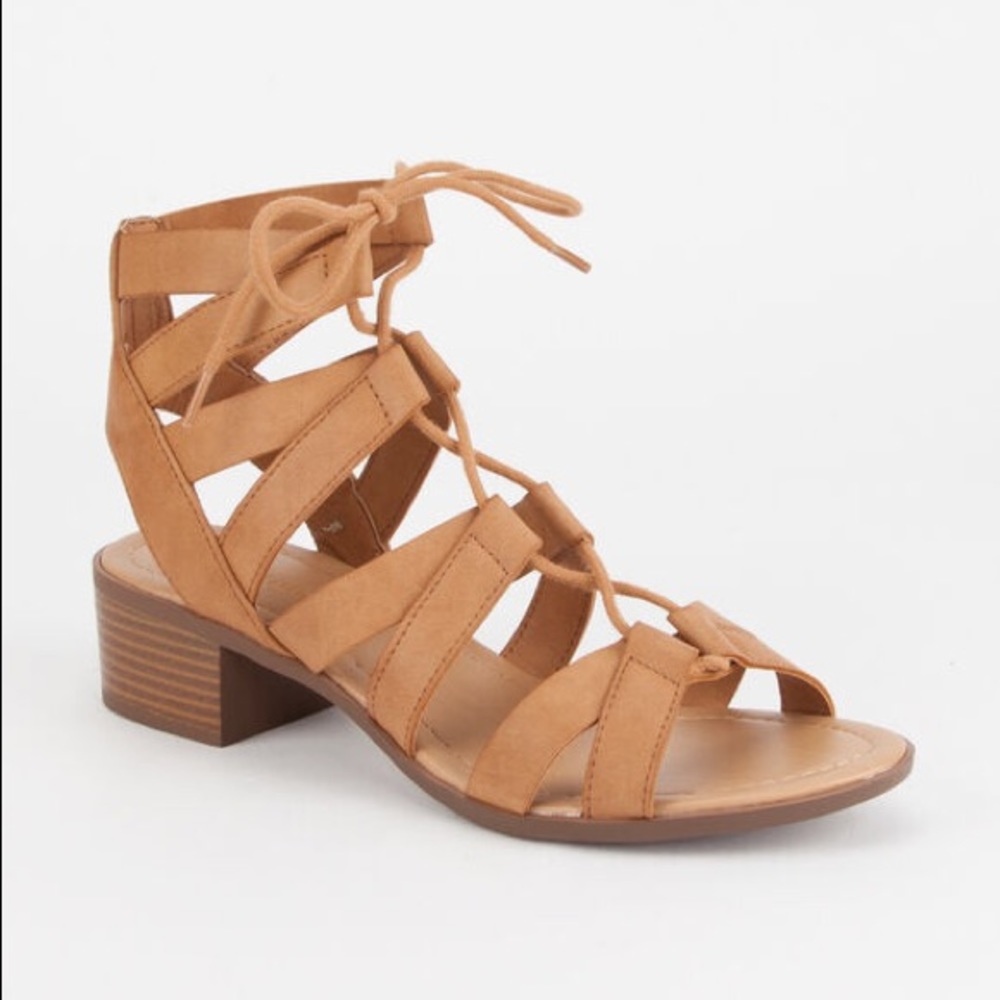 Lace up sandals